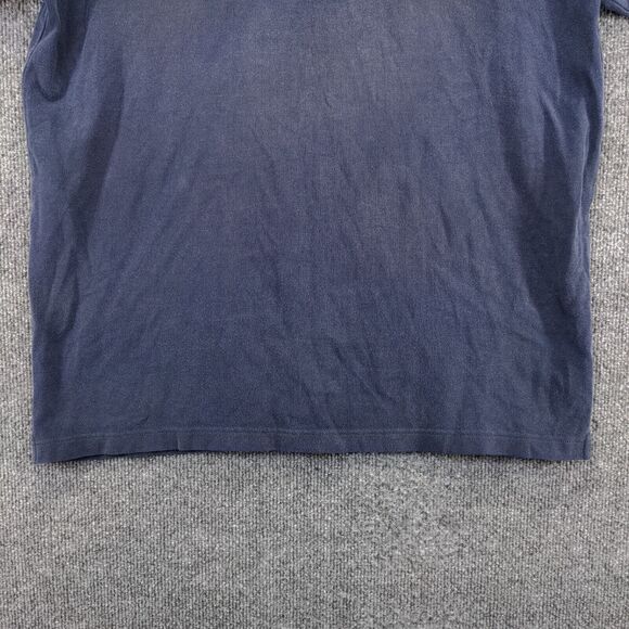 Adidas Men's NSCAA Soccer Polo Shirt Blue Large Short Sleeve Embroidered Logo - Picture 8 of 13